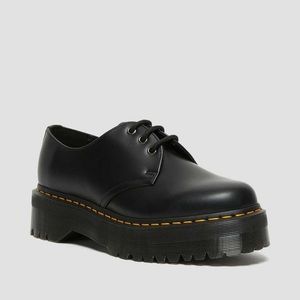 DR. MARTENS 1461 SMOOTH LEATHER PLATFORM SHOES